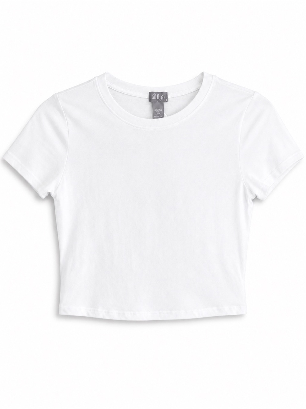 White Baby‎ Tee School Girl Girlhoodcore